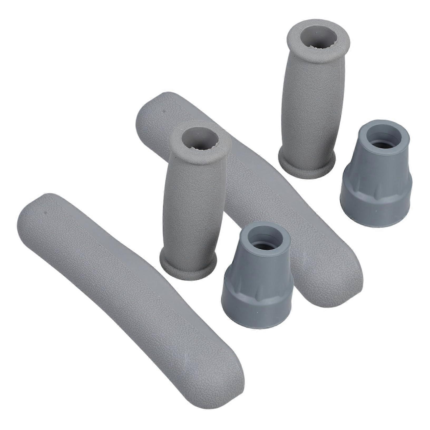 Crutch Accessories Kit Handle Grips, Armpit Pads, Walking Aids, Universal Fit, 2 Sets, Easy Install