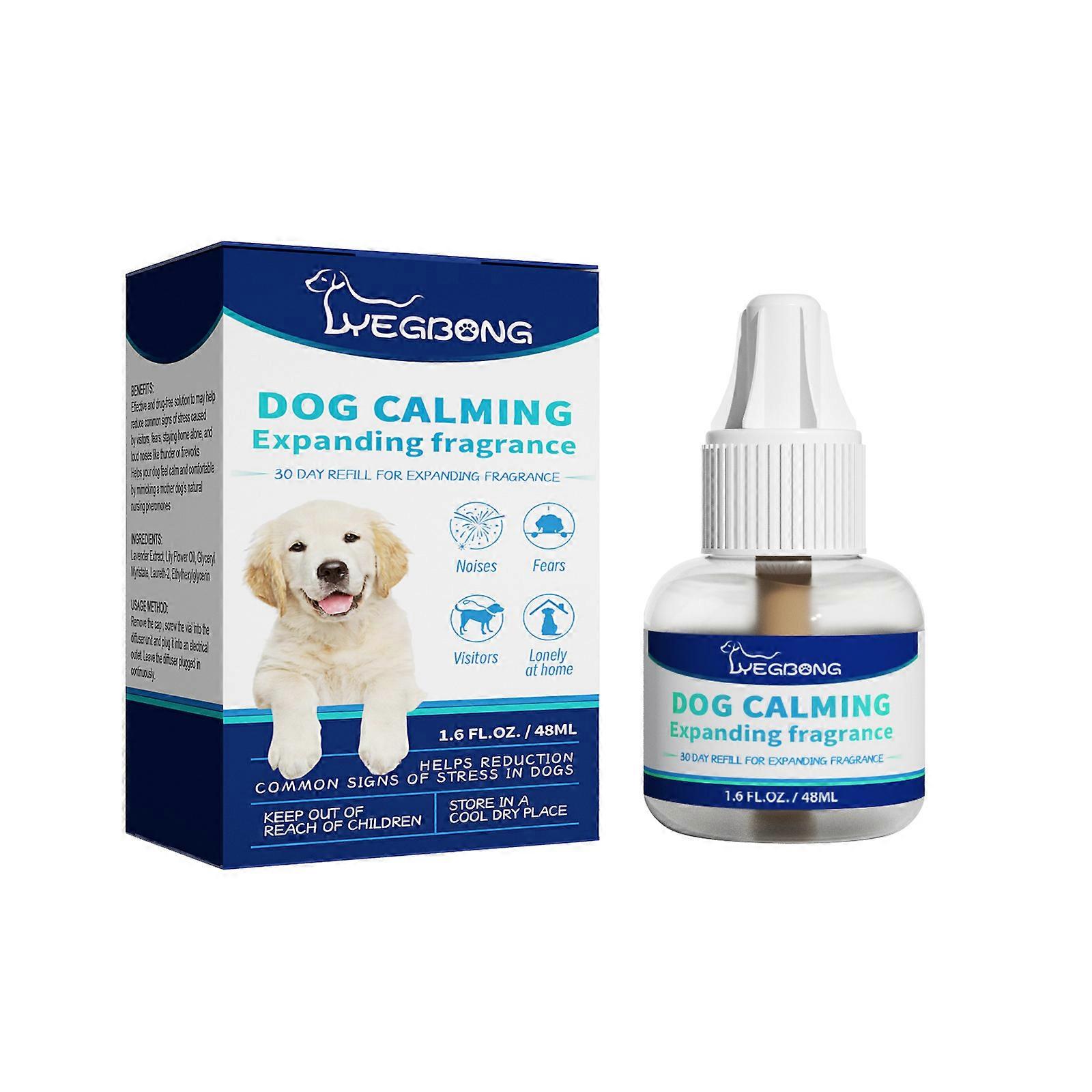 1-3x Dog Calming Pheromone Diffuser Refill Relieve Anxiety Stress Barking Chewing