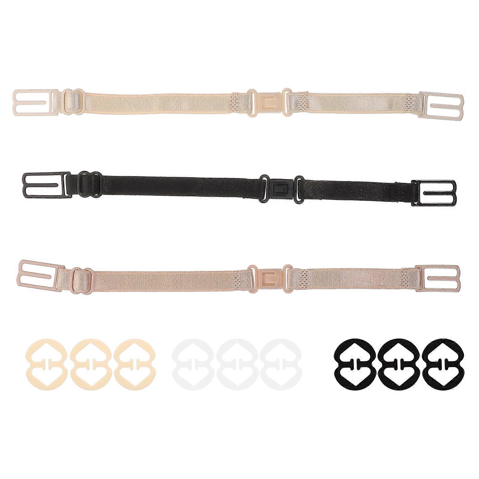 Bra Clip and Straps Bra Strap Replacement for Women with 4Sets Assorted Color