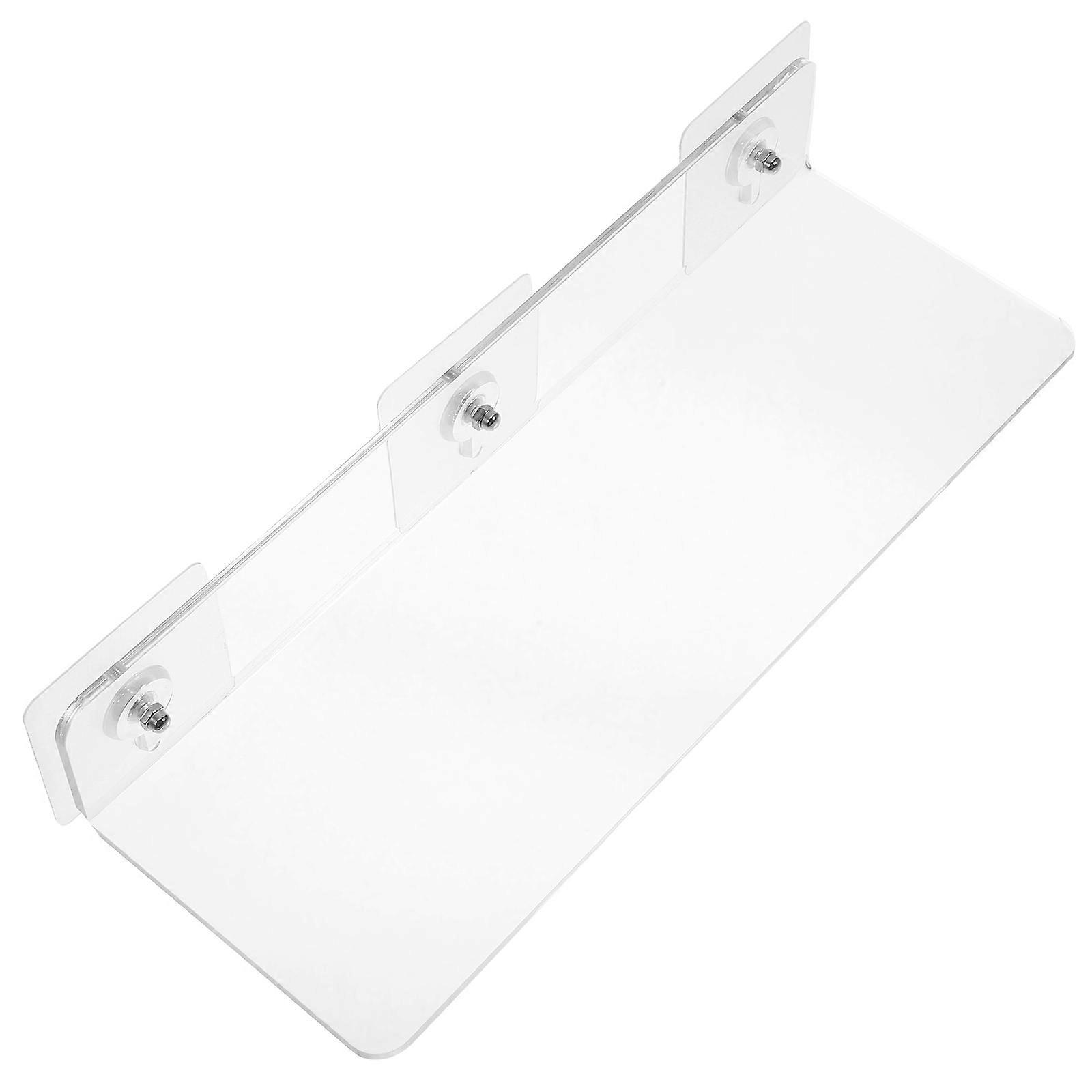 Acrylic Wall Shelf for Storage Use 5Pcs Floating Shelves Transparent