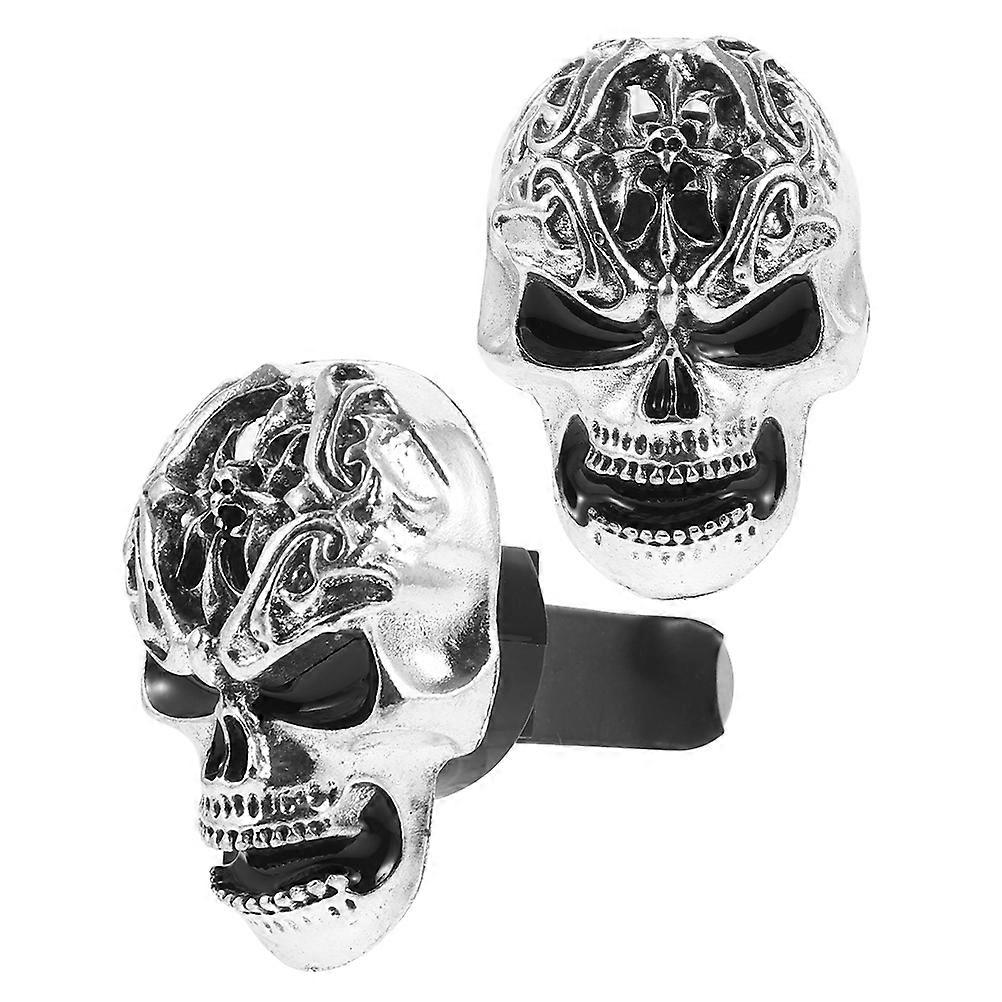 Halloween Themed Skull Car Vent Clips 6 Pcs Freshening Air Diffuser For Car Decoration Suitable For All