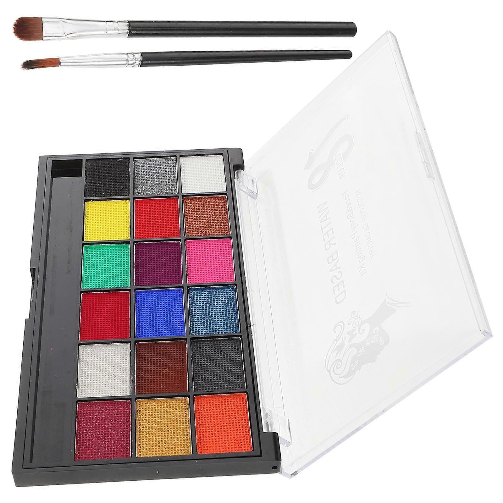 Cosplay Makeup Face Paint Water Activated Kit Portable 5 Boxes Pack