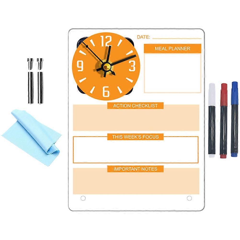 Desk Dry Erase Board 3 Sets Designed For Workspace Planning Occasions In Assorted Color With Note Taking Functionality