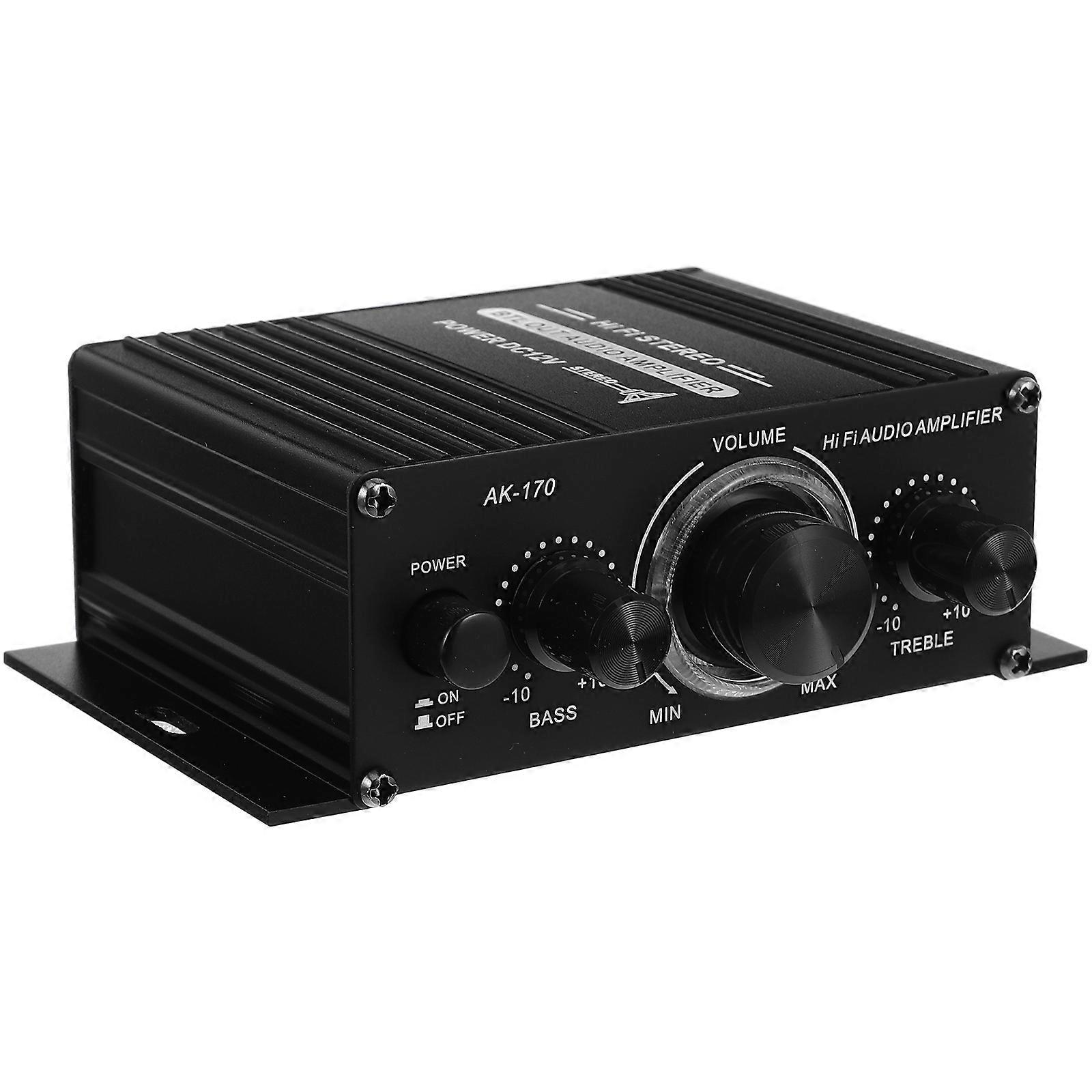 Wireless Audio Amplifier 4Pcs Portable Stereo Mini For Speakers Car Stereo Home Use Low Power Consumption Modern Design
