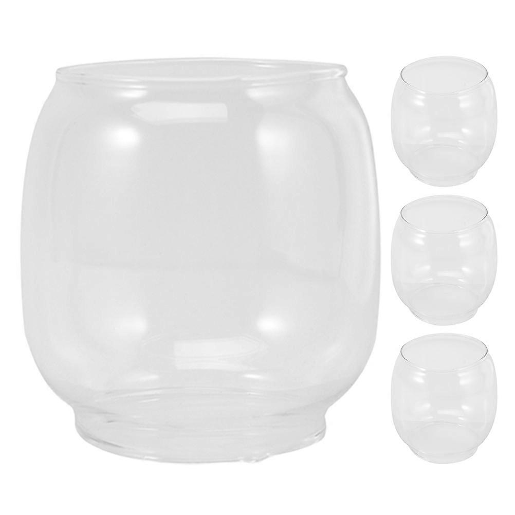 20 Pcs Glass Lamp Chimney Replacement For Kerosene Lanterns With Vintage Style Transparent Design Ideal For Outdoor Camping And Garden Use