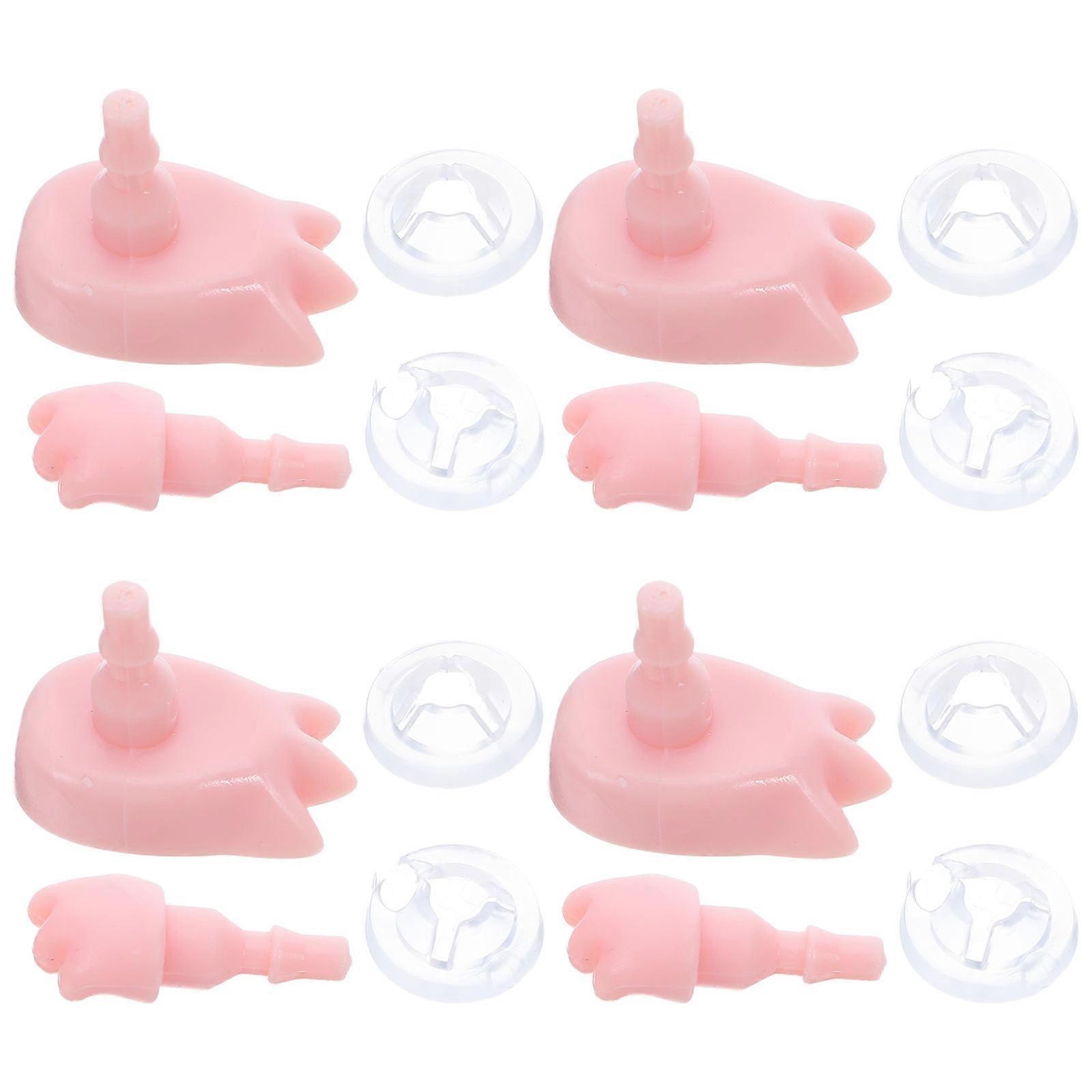 Doll Making Supplies Plastic Hands and Feet for Doll Making 20Sets