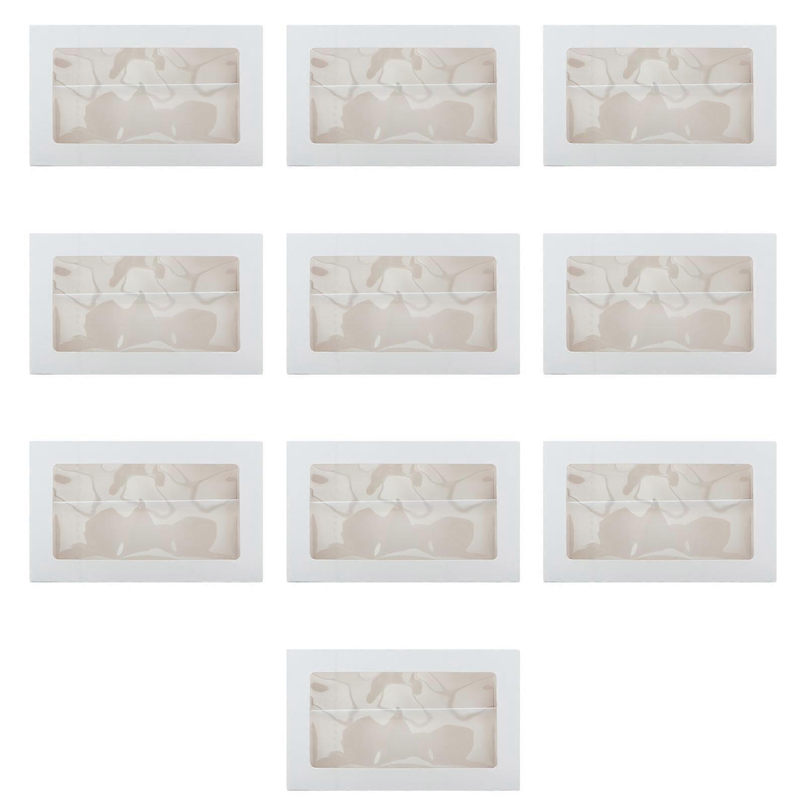 Paper Macaron Box Macaron Packaging Boxes for Storage 20Pcs Clear Window
