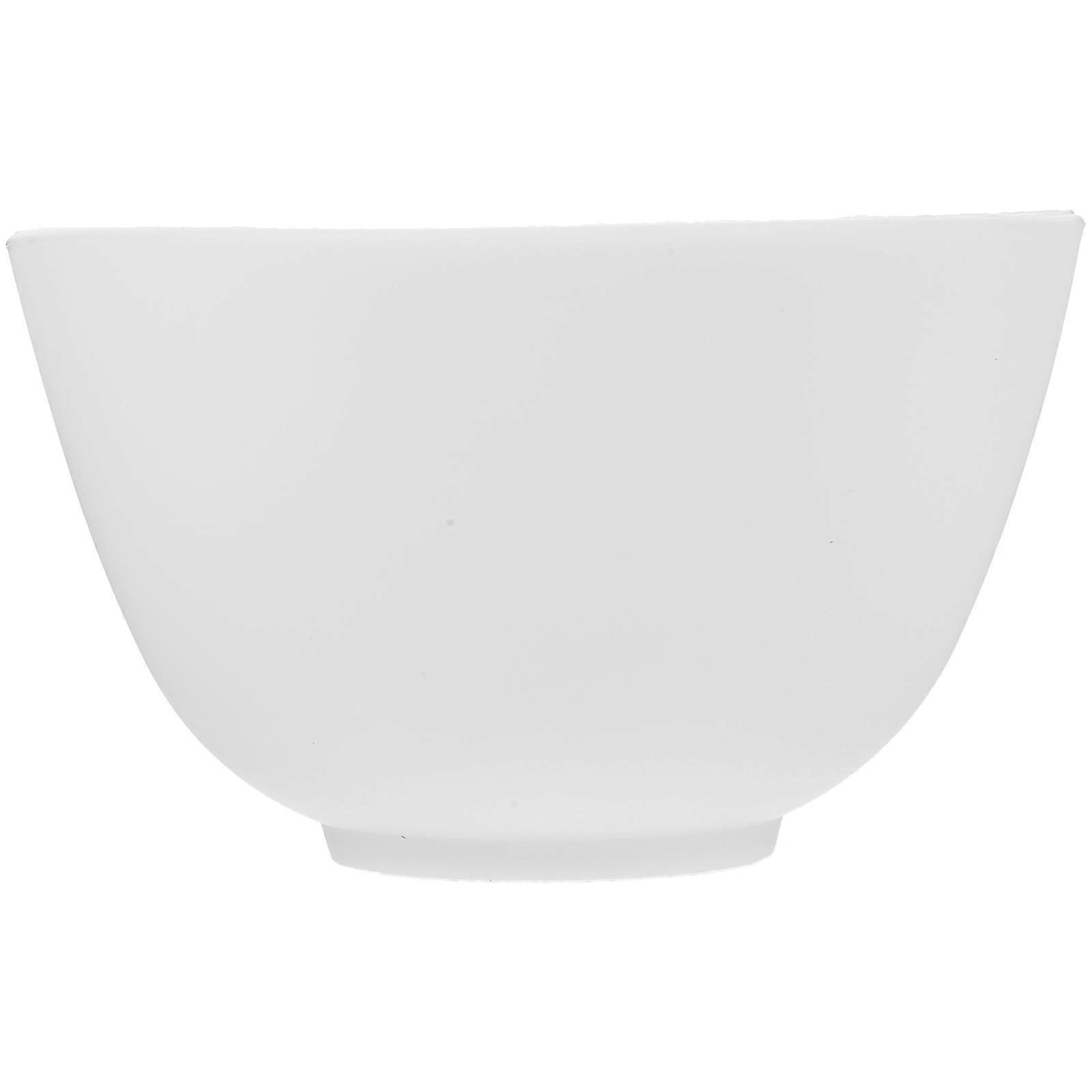 Odorless Silicone Bowl for Mask Mixing 3Pcs White Anti-Drop Home Use