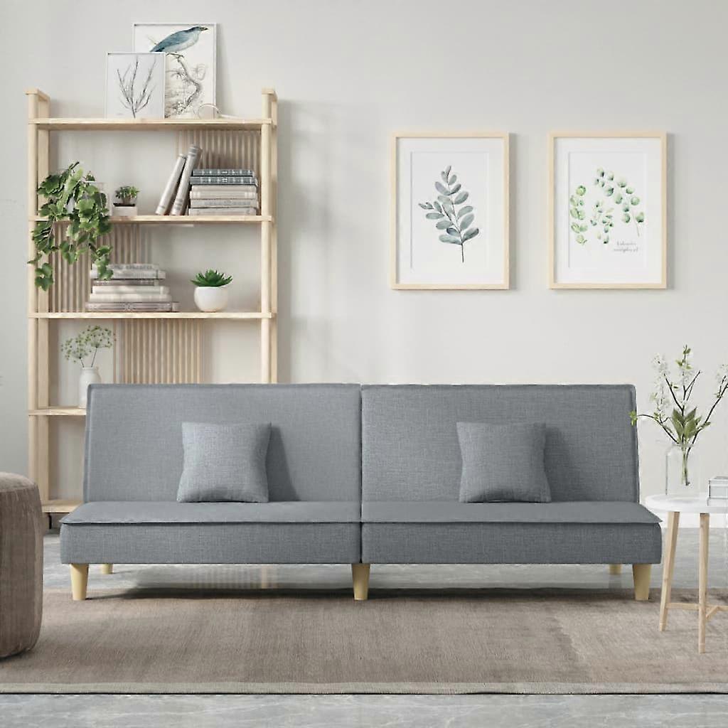 Schlafsofa Hellgrau Stoff, SKU: 351900