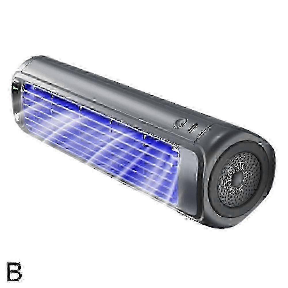 2025 Portable AC fan for bedroom with gray color and 3 speeds