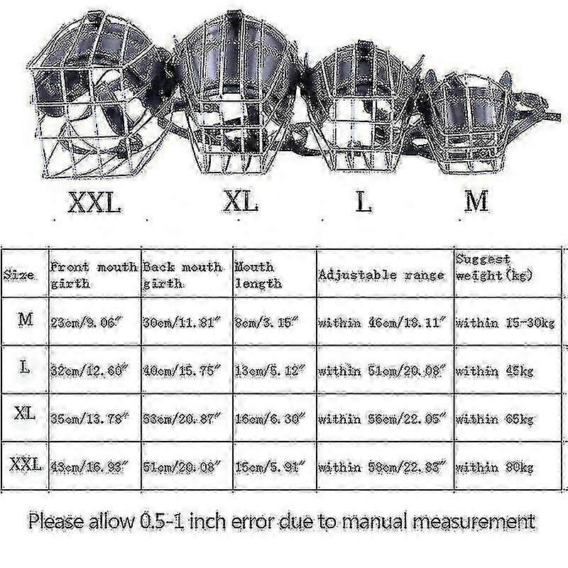 2025 New High Quality Sturdy Metal Wire Basket Dog Mouth For Large Dog Bull Terrier Bite Proof Bark Chew