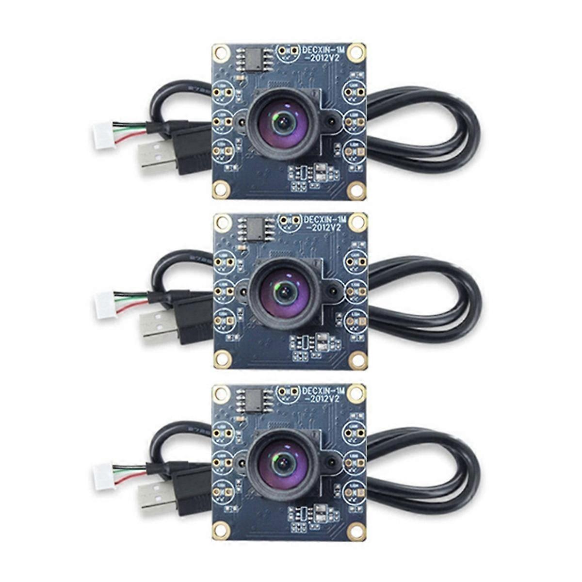 100 Degree Camera Module 1MP OV9732 1280x720 USB 3Pcs