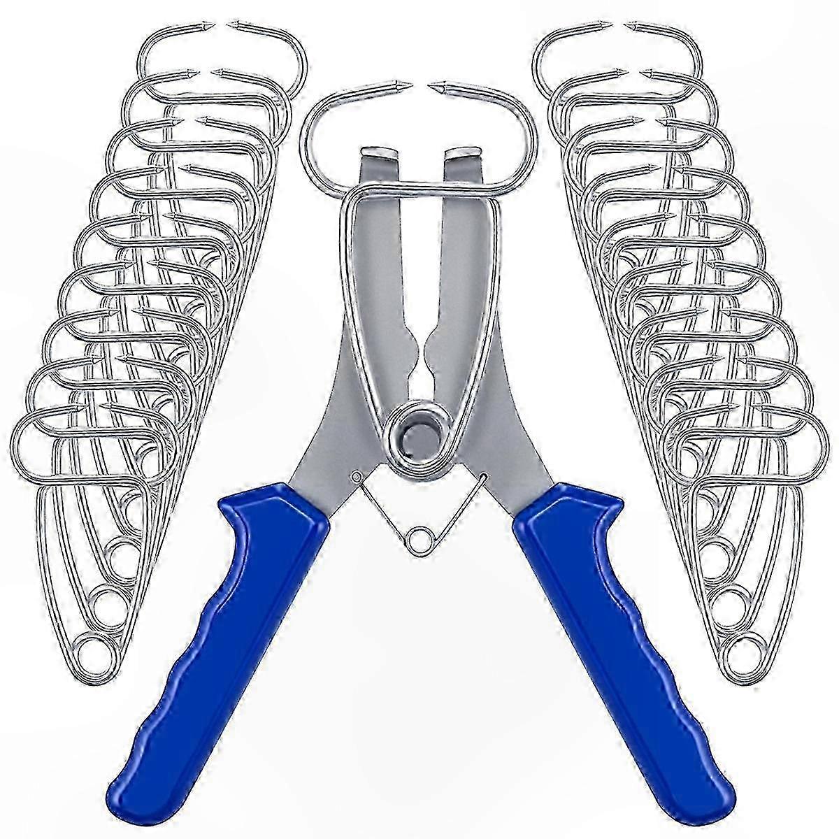 20-Piece Miter Clamp Kit with Spring-Loaded Pliers for Woodworking Projects