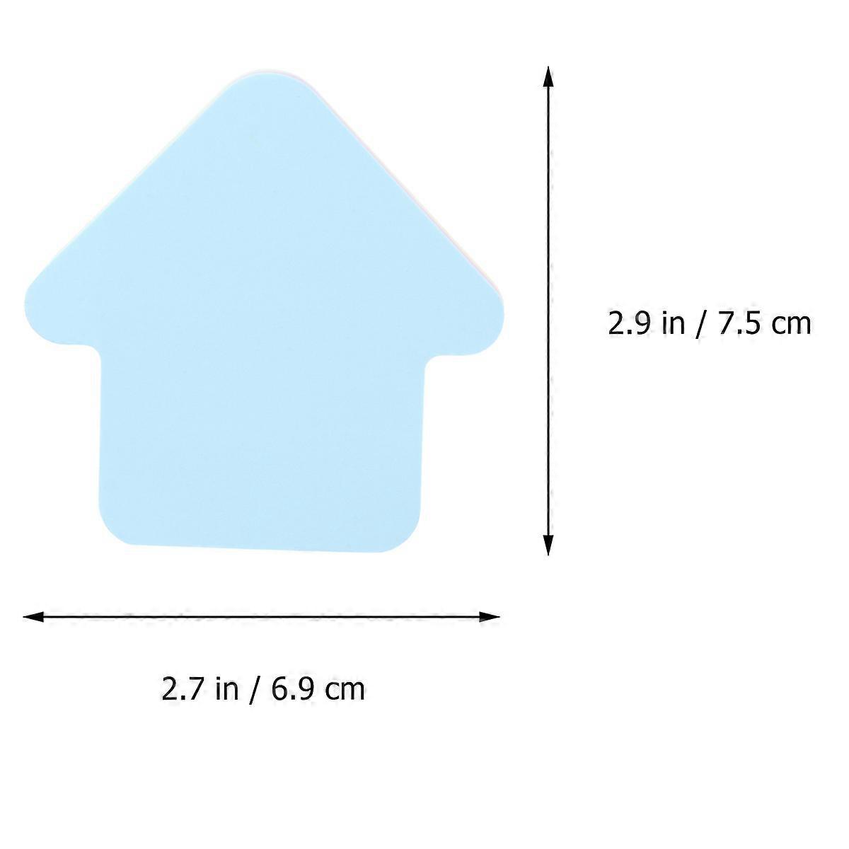 School Stationery 1200Pcs Cartoon House Shape Memo Pads for Notes