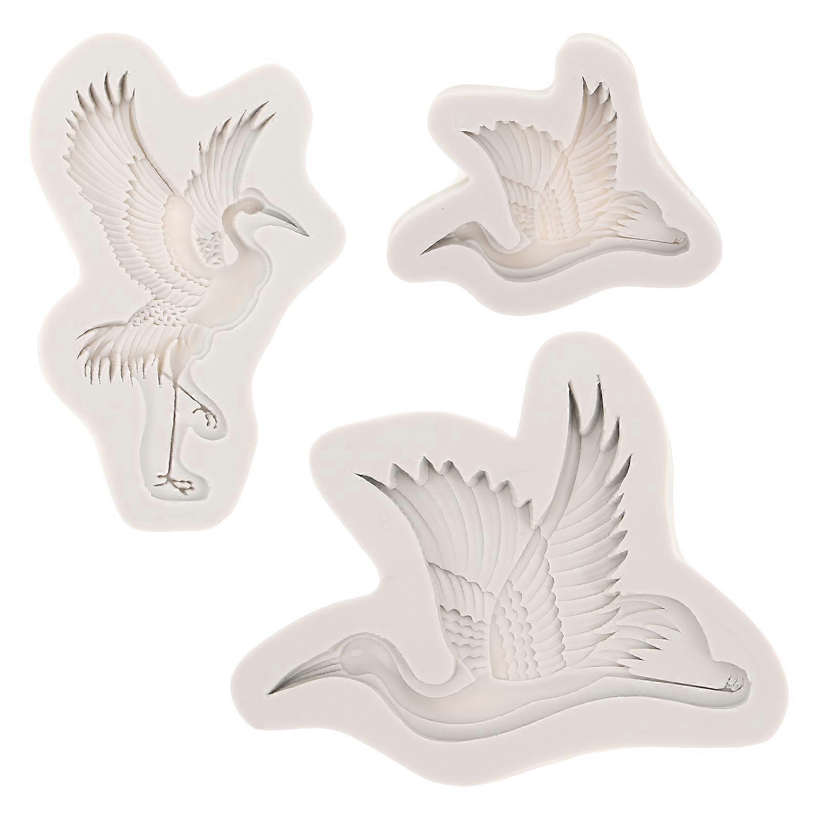 15Pcs Bird Fondant Molds for Silicone Cake and Chocolate Creation