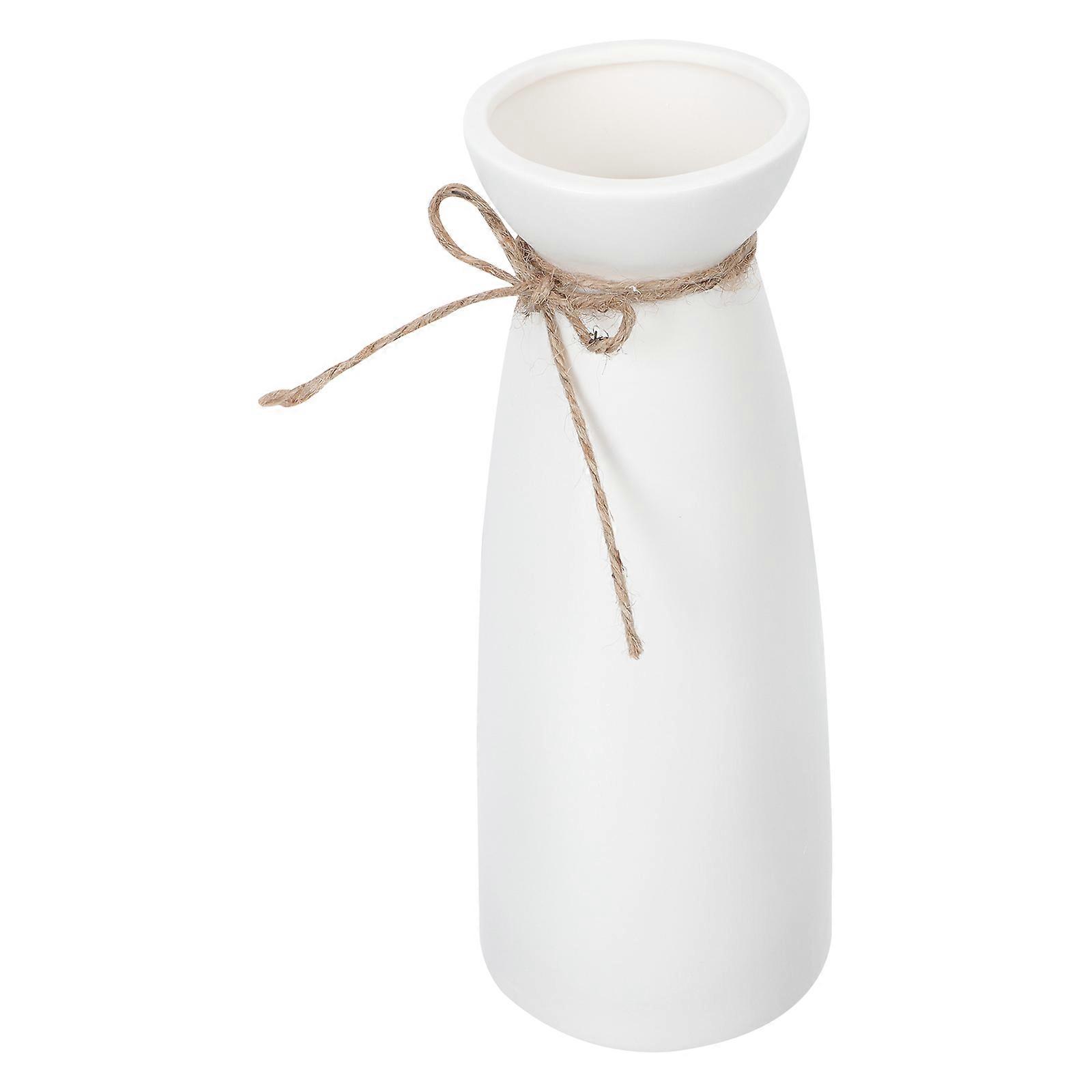 2Pcs Ceramic Flower Holder Vase for Simple Flower Arrangement