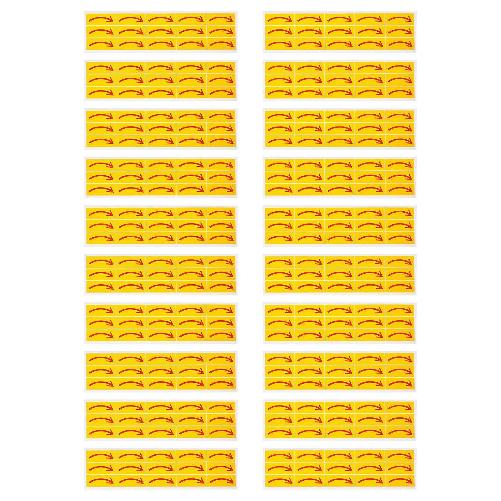 Adhesive Arrow Stickers PVC Arrow Decal for Warning 20Pcs