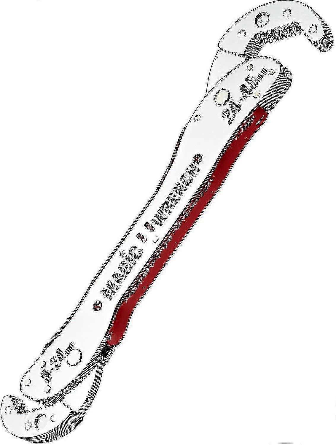 Magic Wrench-Universal Adjustable Auto-ratcheting Tool-Works As Reversible Ratchet & Pop Socket