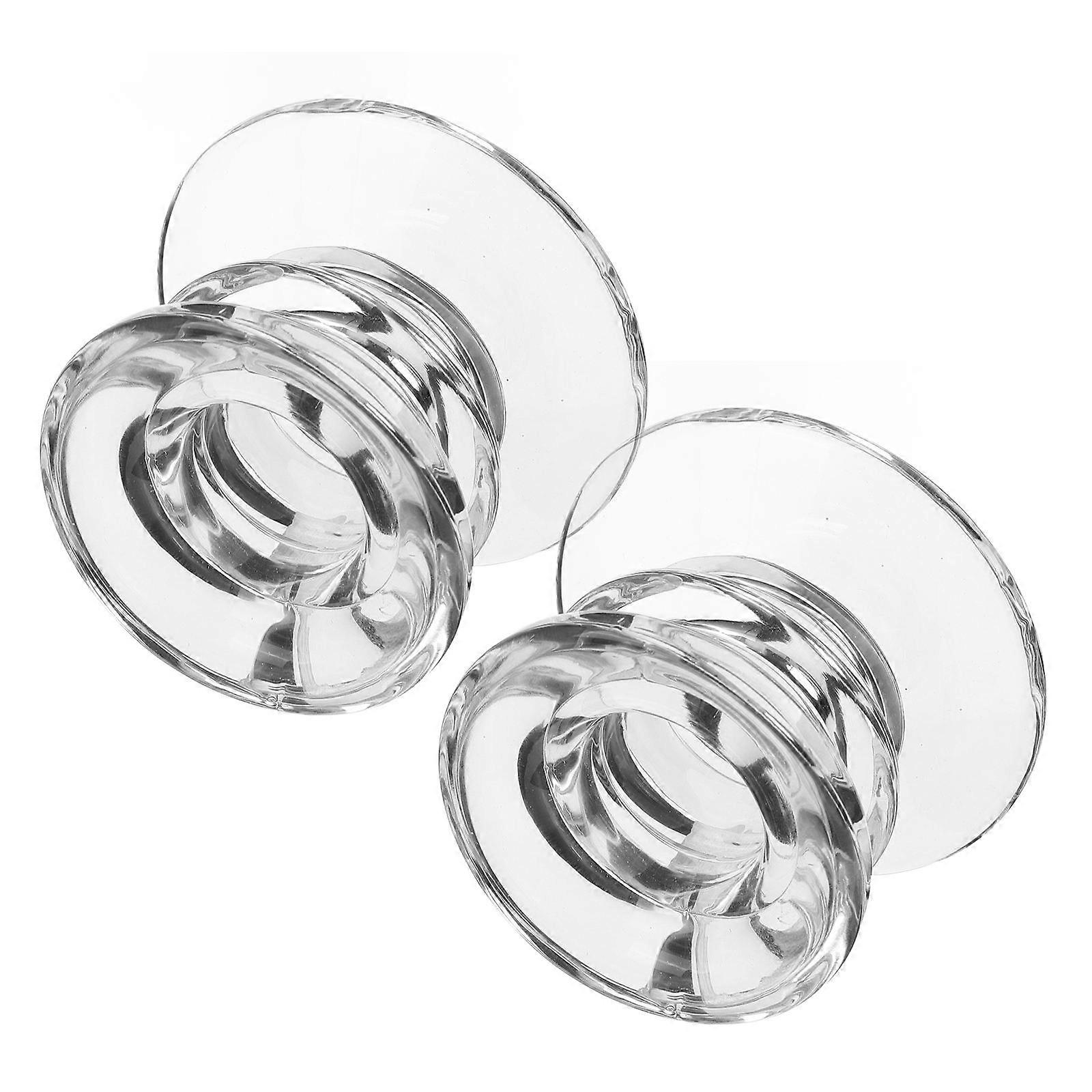 Glass Eye Washing Cup 2Pcs Portable Eye Flush Cup Designed For Daily Use Clear Color For Adults