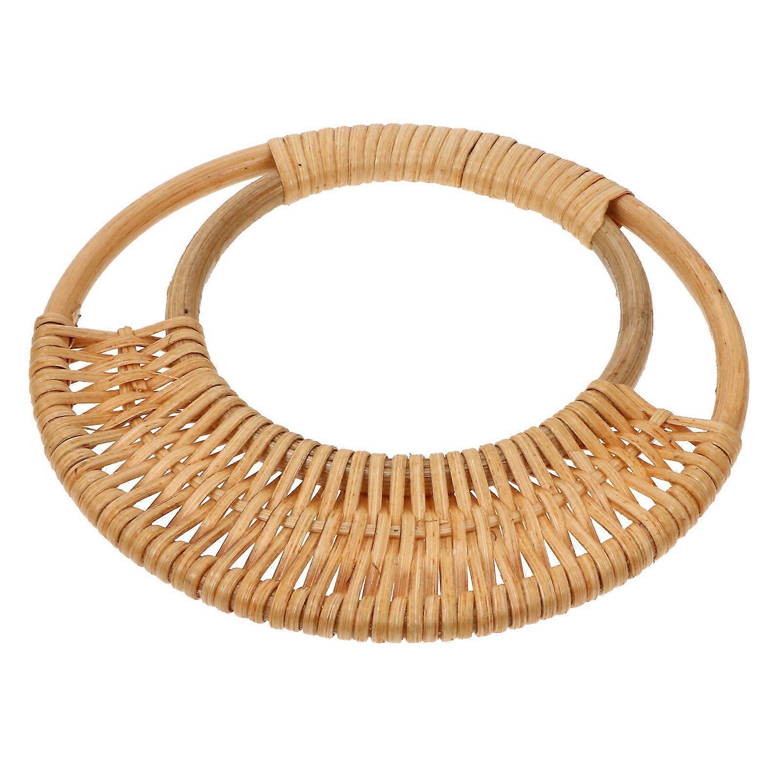 Creative Handbag Handle Replacement For DIY Enthusiasts Summer Outings 7.07X7.07 In Simple Design 1Set