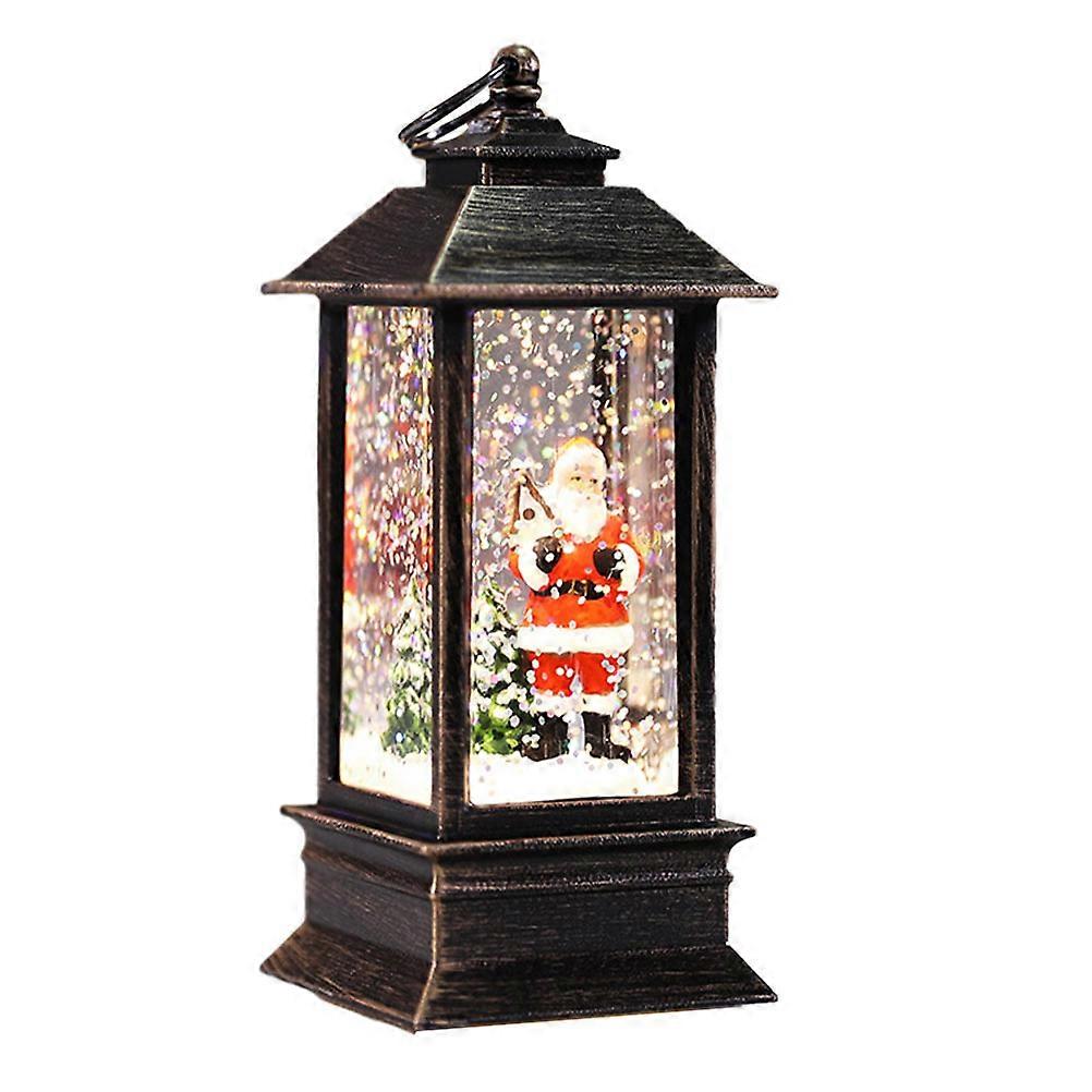 Xmas Desktop Lamp Handheld Small Oil Lamp for Decor 1Pcs Portable
