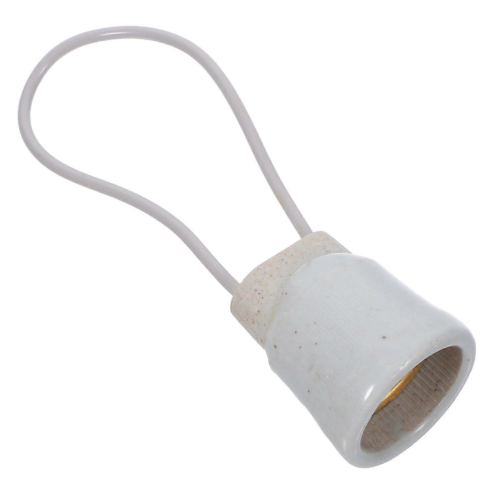 Ceramic Waterproof Light Socket for Lamp Use with Screw Base E27