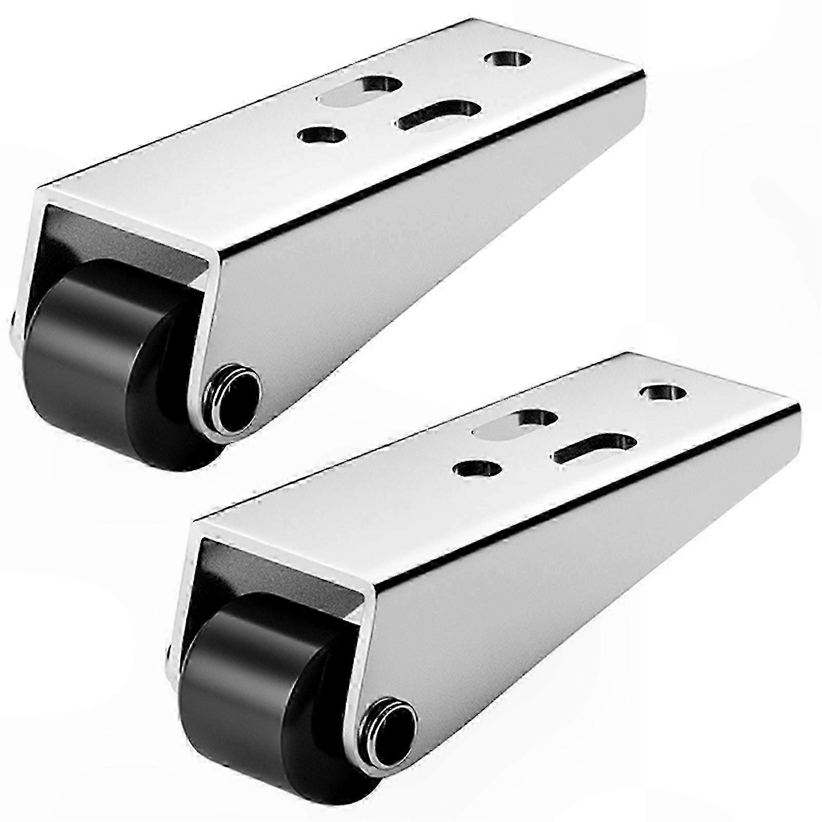 Silent Heavy-Duty Roller Wheels for Furniture and Workbenches Side Mount Casters Vertical Use Durable Construction