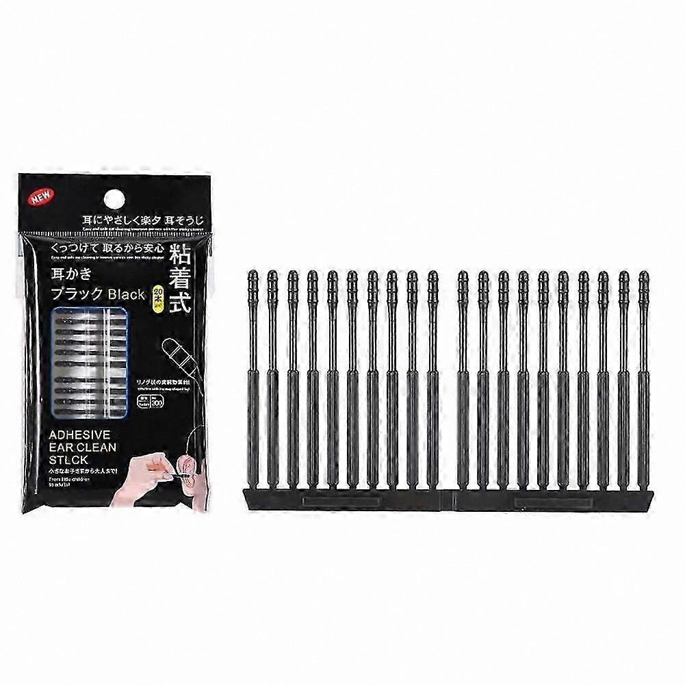 20-Pack Adhesive Ear Scoops for Easy Cleaning of Ears and Nose