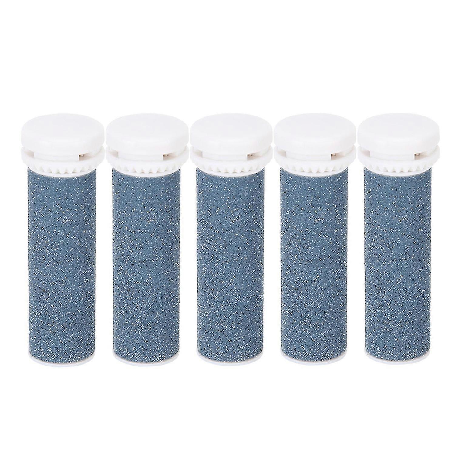 Pack of 5 Extra Coarse Refill Rollers for Removing Hard and Rough Skin, for Foot Care