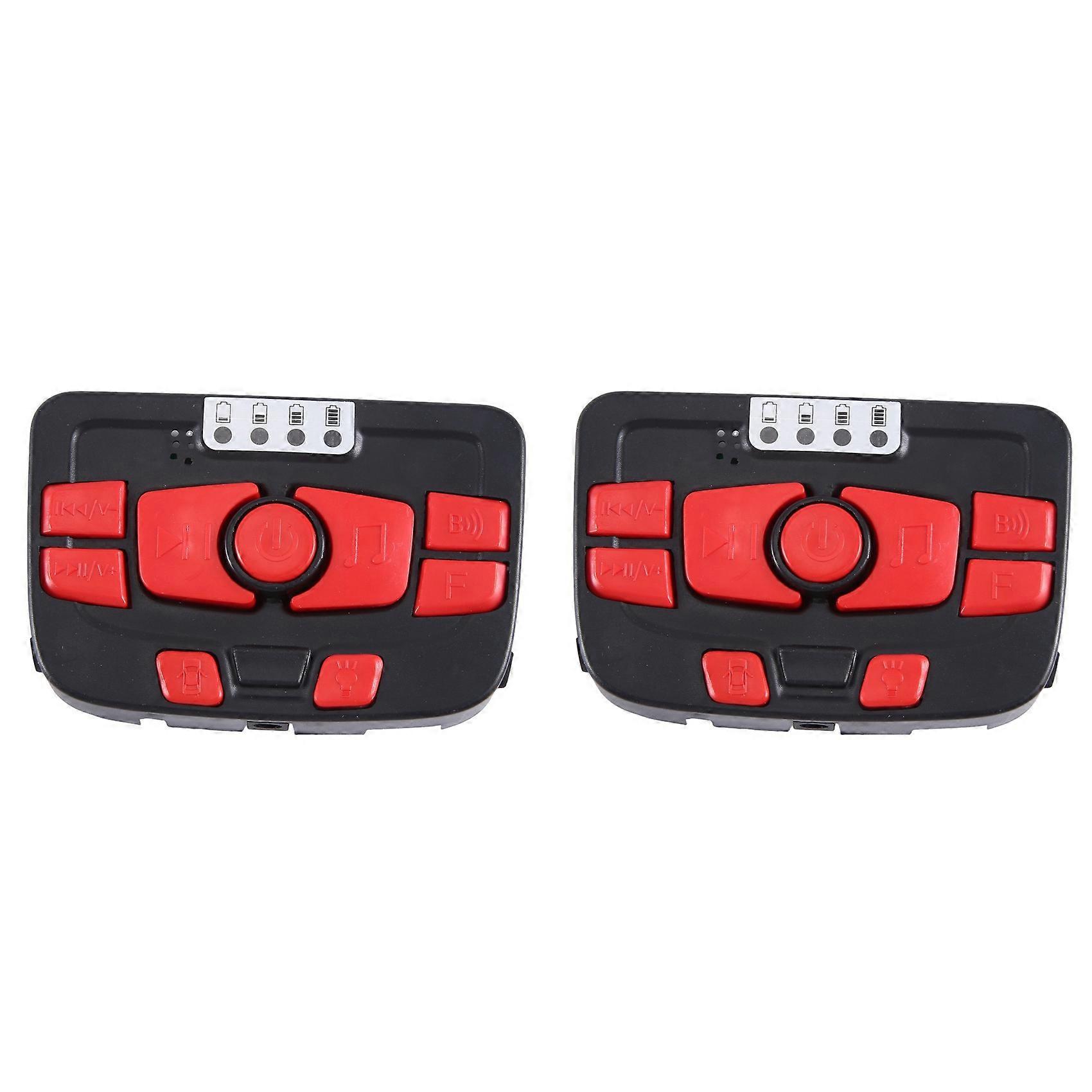 2X 12V Children'S Electric Vehicle Power Supply Central Control Switch Multi Functional Bluetooth Music Power Monitor