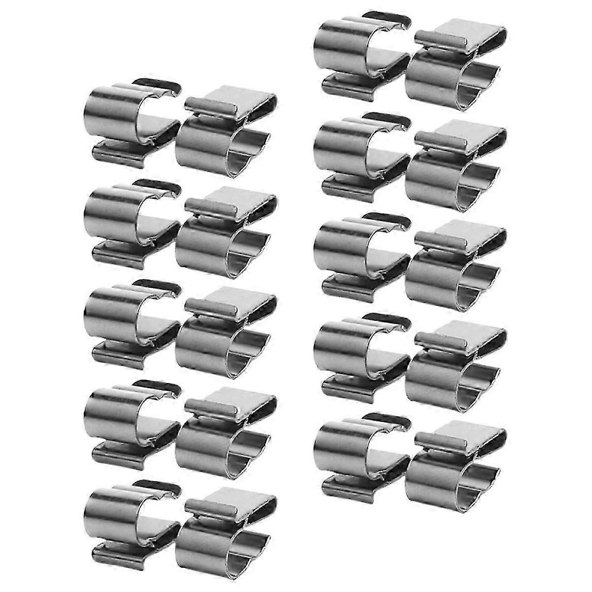 Solar Panel Wire Clips 20Pack Durable Wire Management Clips Photovoltaic Grounding For Safe Cable Fixing