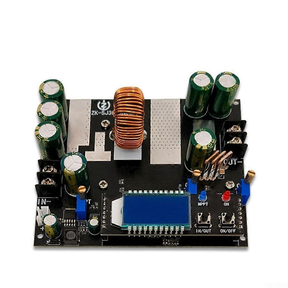 700W Solar Power Module With MPPT BuckBoost Controller For Battery Management And Regulated DC Output With Display