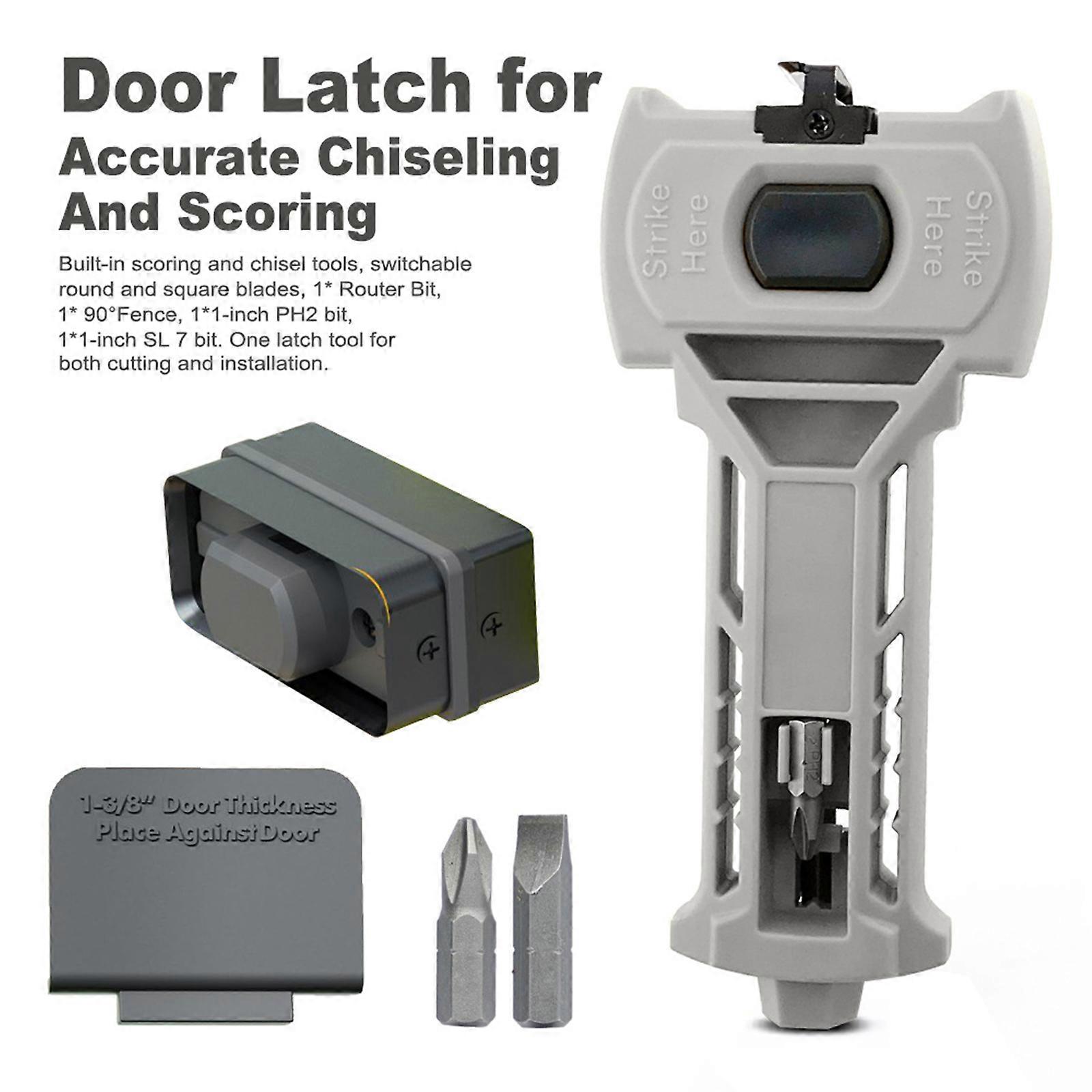 Door Latch Installation Kit for Accurate Chiseling and Scoring uk new