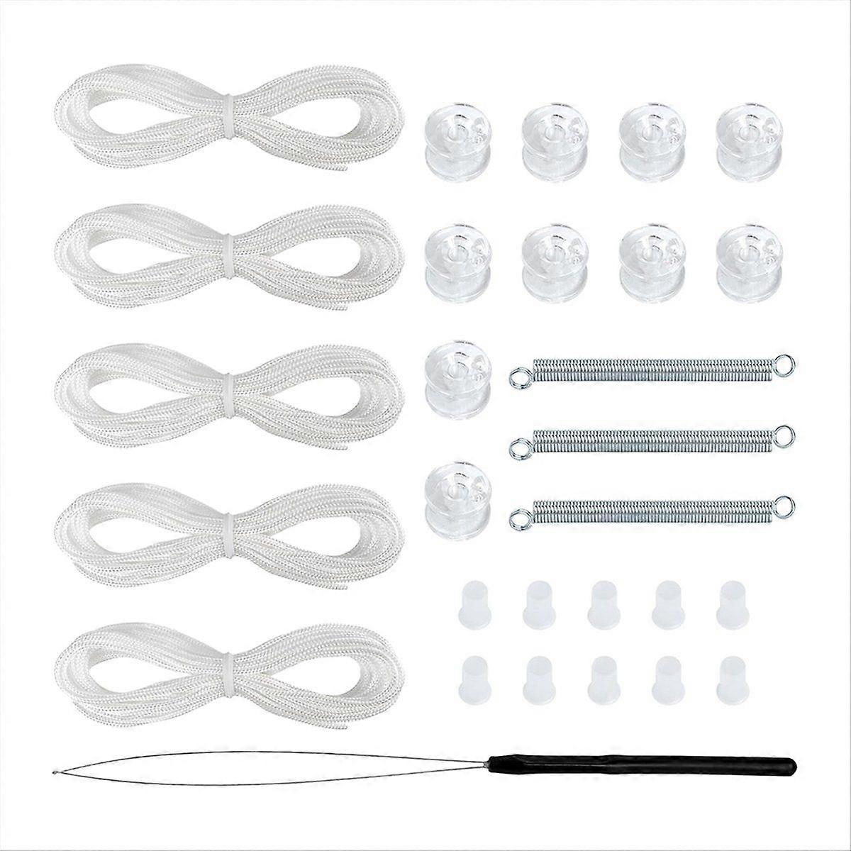 RV Pleated Shade Repair Kit, Pleaded Shade Repair Kit, Window Shade Restringing Kit for RV Day/Nigh