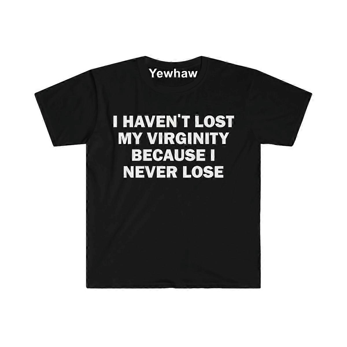 العذرية تي شيرت الفكاهة تي شيرت هدية مضحكة ميمي مضحك