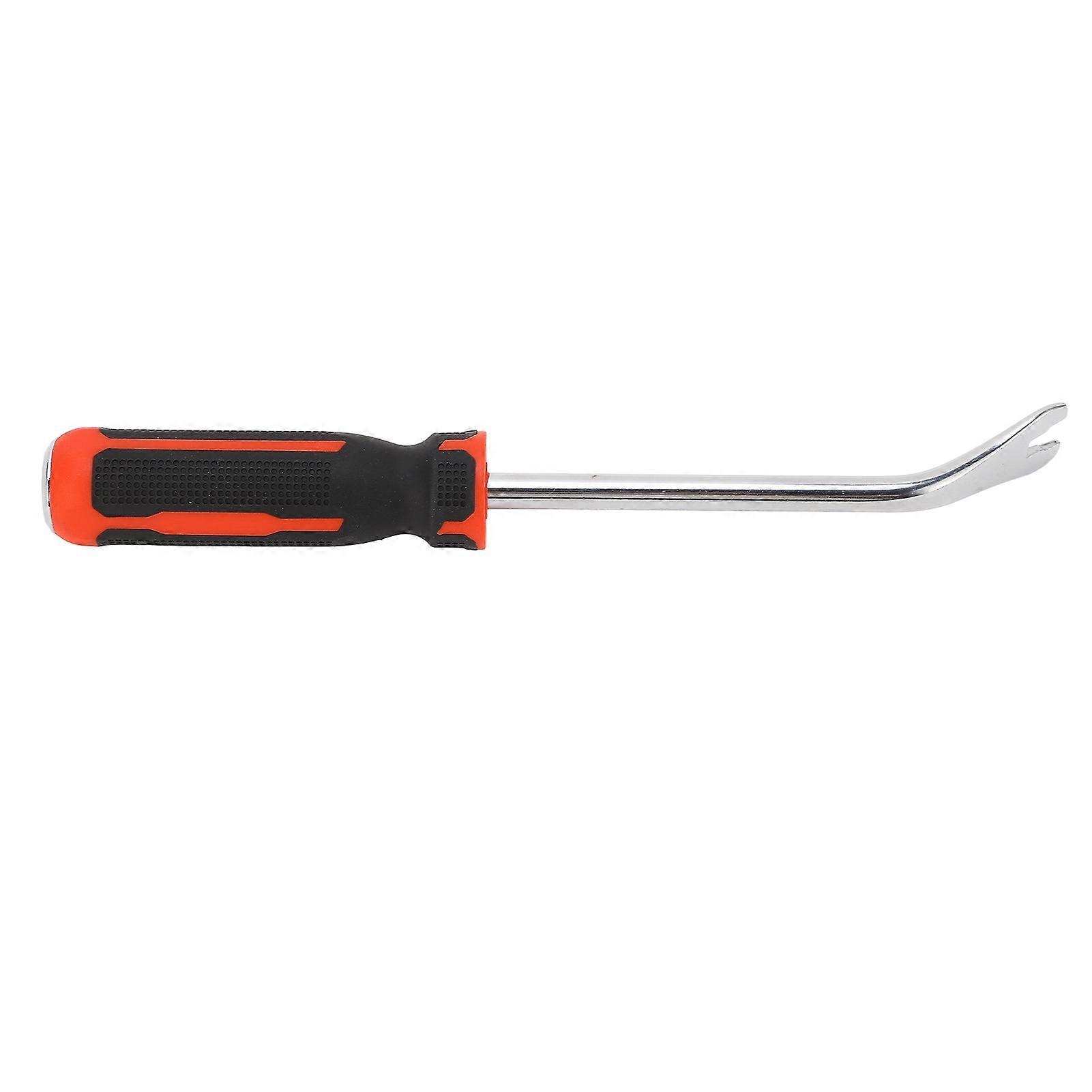 Screwdriver Pry Bar with Strike Handle Portable Snap Driver Hand Prying Tool for Removing Car Door Panel Lock 