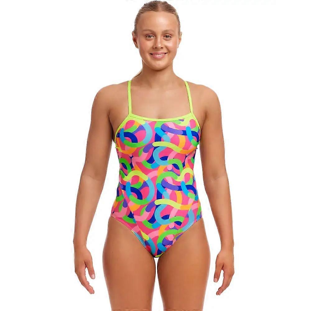 Funkita Curly Wurly Single Strap Swimsuit - Multi