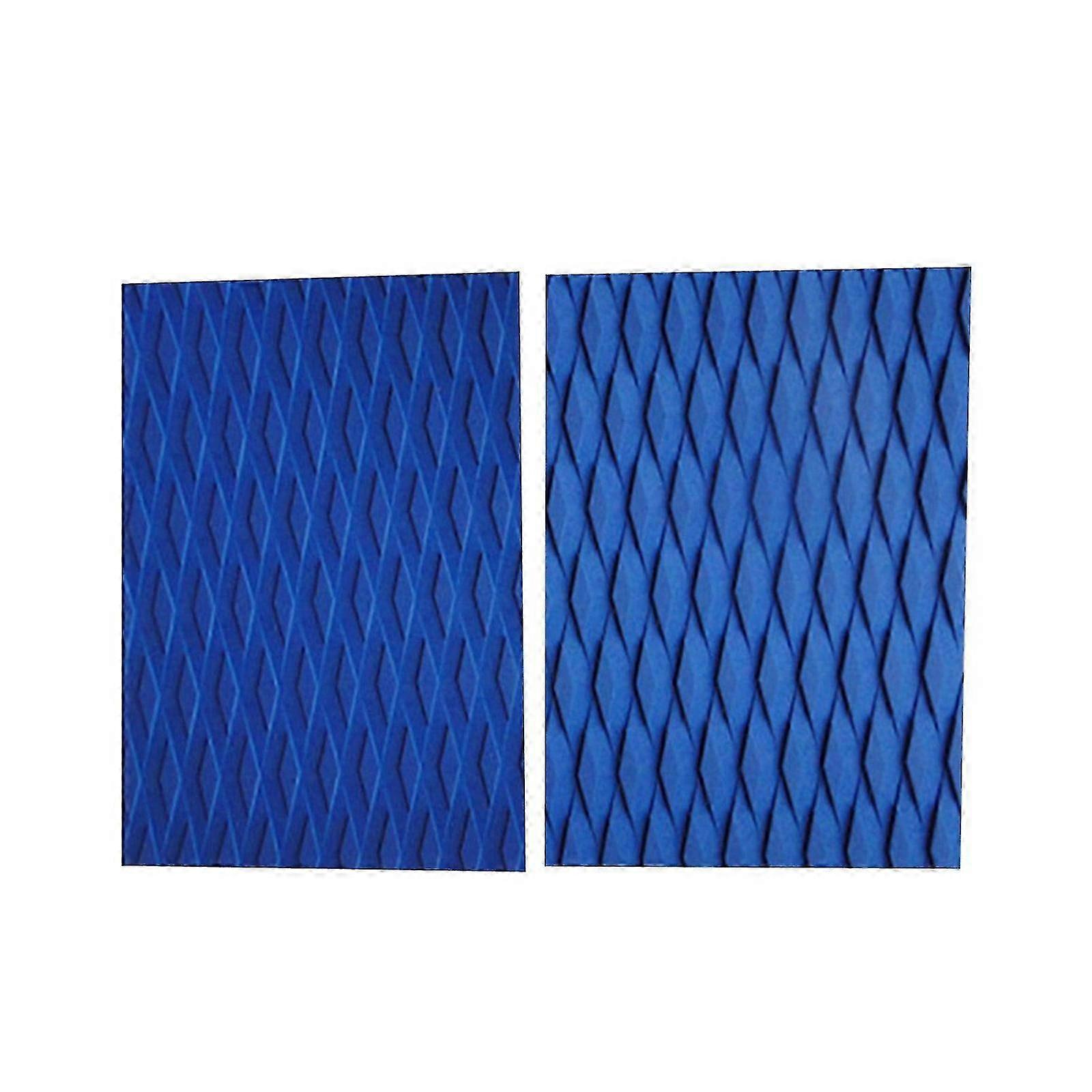 z 2Pcs Surfboard Deck Traction Board Nonslip Pad Surfing Skimboard Deck Traction Pad Surfboard Tail Pad Easy to Install Blue