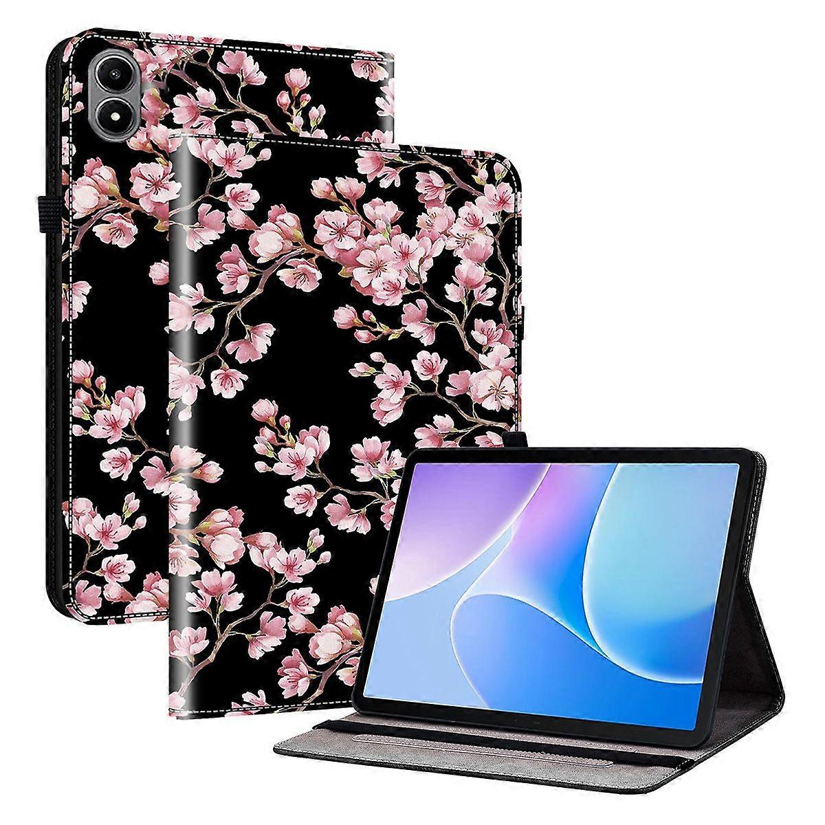 For Infinix Xpad 20 Leather Case Pattern Printed Stand Tablet Cover with Card Slots