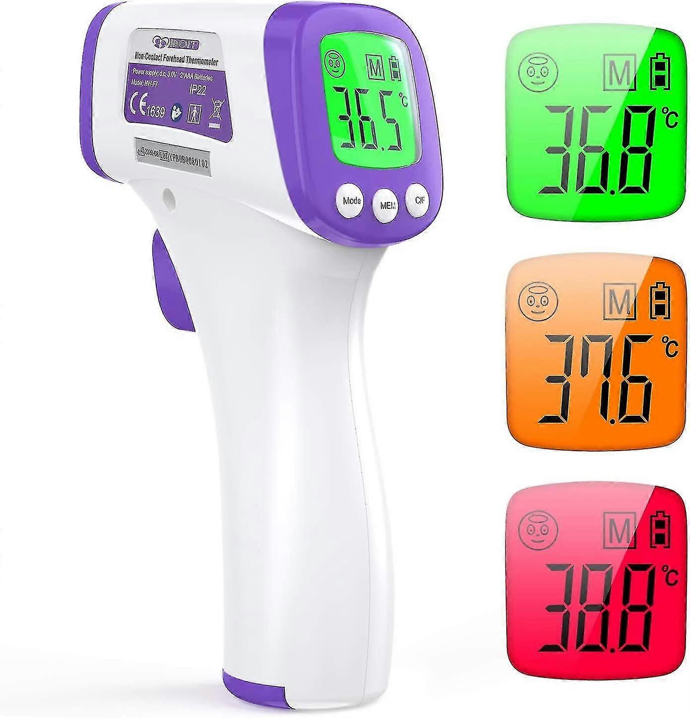 Forehead Thermometer Infrared Adult Thermometer, Non-contact Thermometer, Lcd Display, Memory Function, Infrared Thermometer For Child, Adult, Object