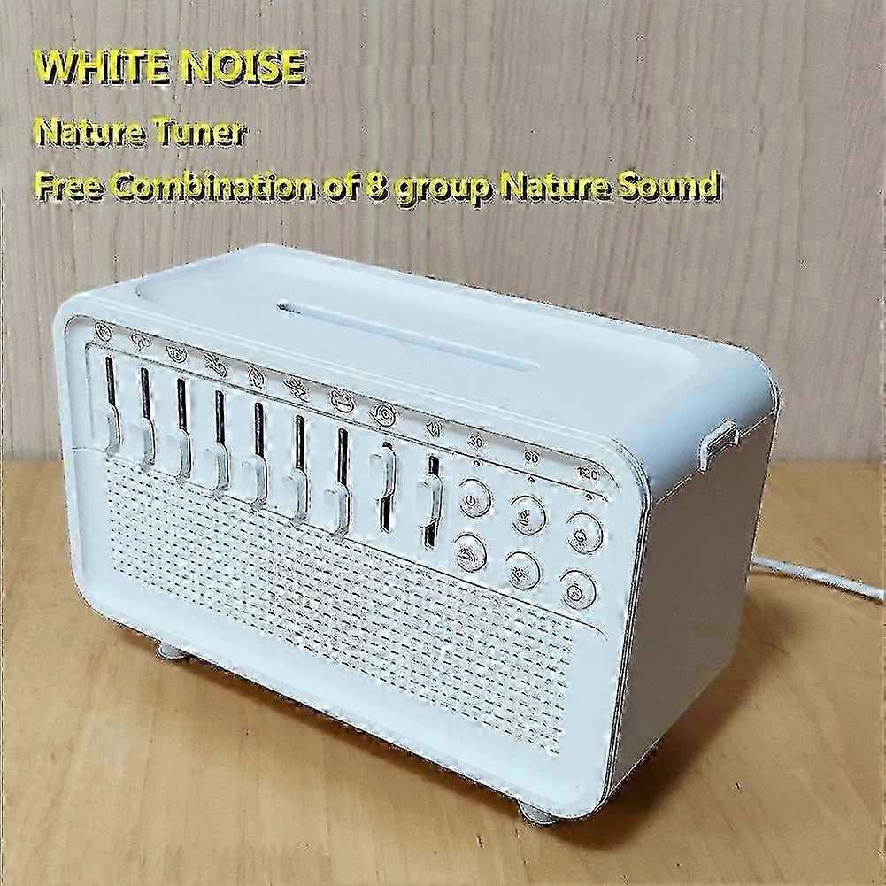 Bluetooth Speaker White Noise Sleep Aid Night Light Diffuser Humidifier Machine