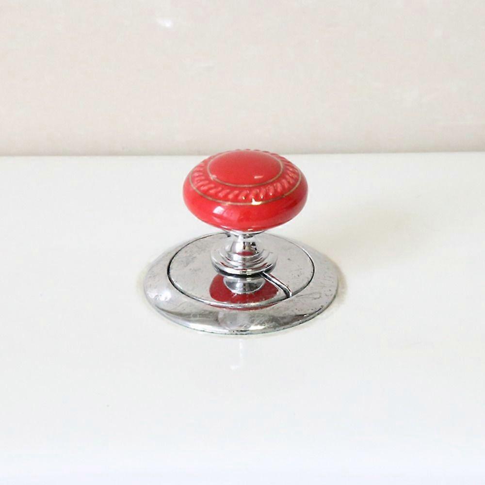Ceramic Toilet Flush Button Labor-saving Furniture Handle Creative Cabinet Drawer Knob  Toilet