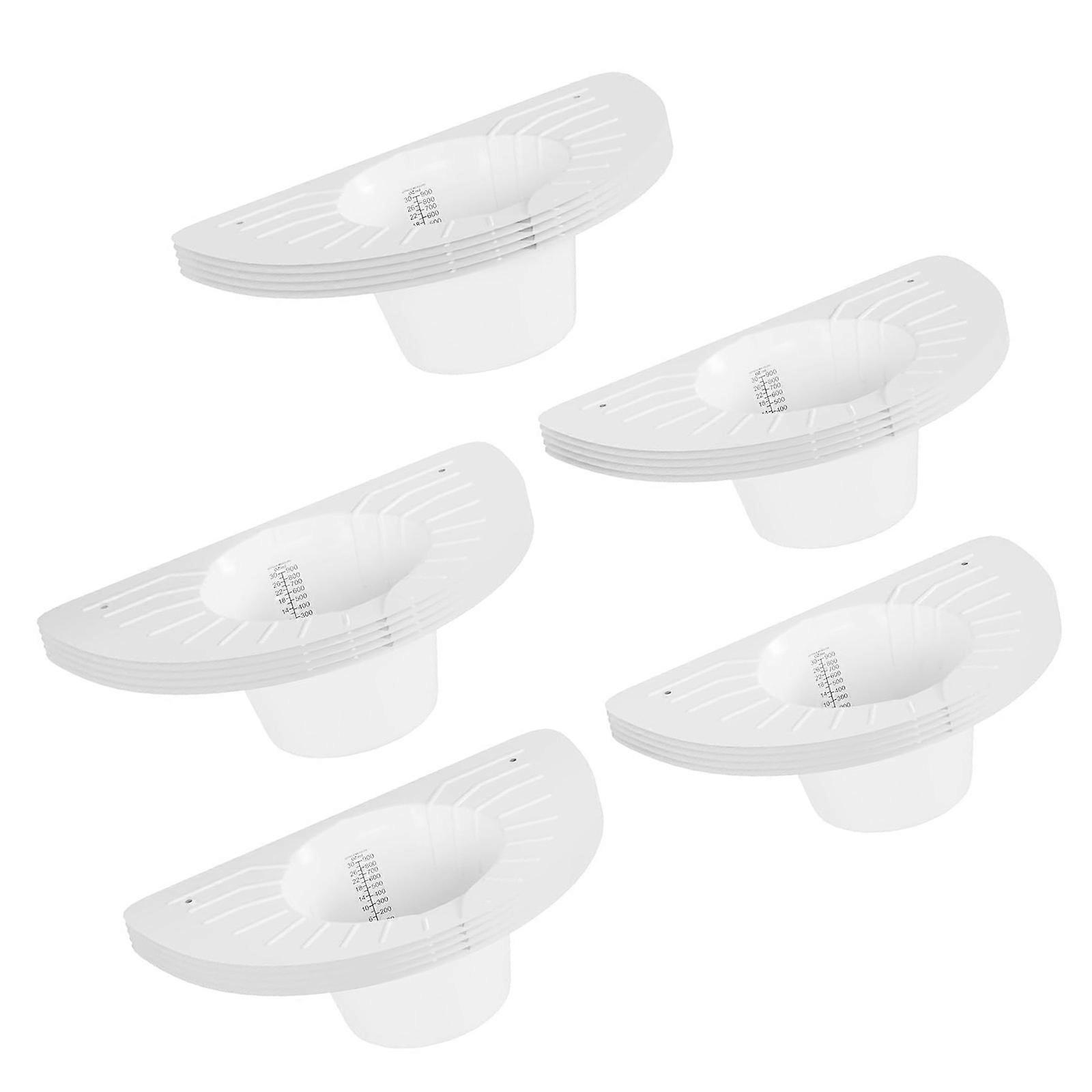 6/10/25PCS Reusable Urine Sample Container With NonSpill Rims for Most Standard Toilet For Home and Hospital Use Multicolor