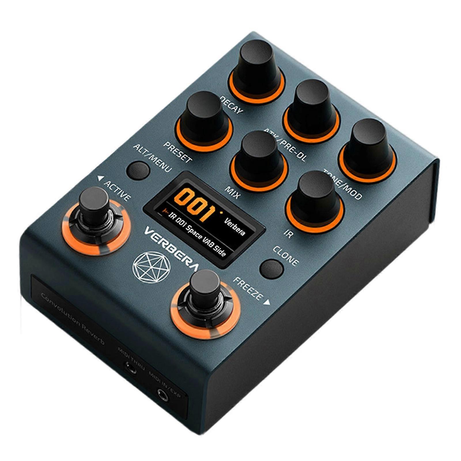 Compacts Guitar Sound Processor Multiple Effects Modes Distortion Delay Reverbs User Friendly Interface Studio Equipment Multicolor