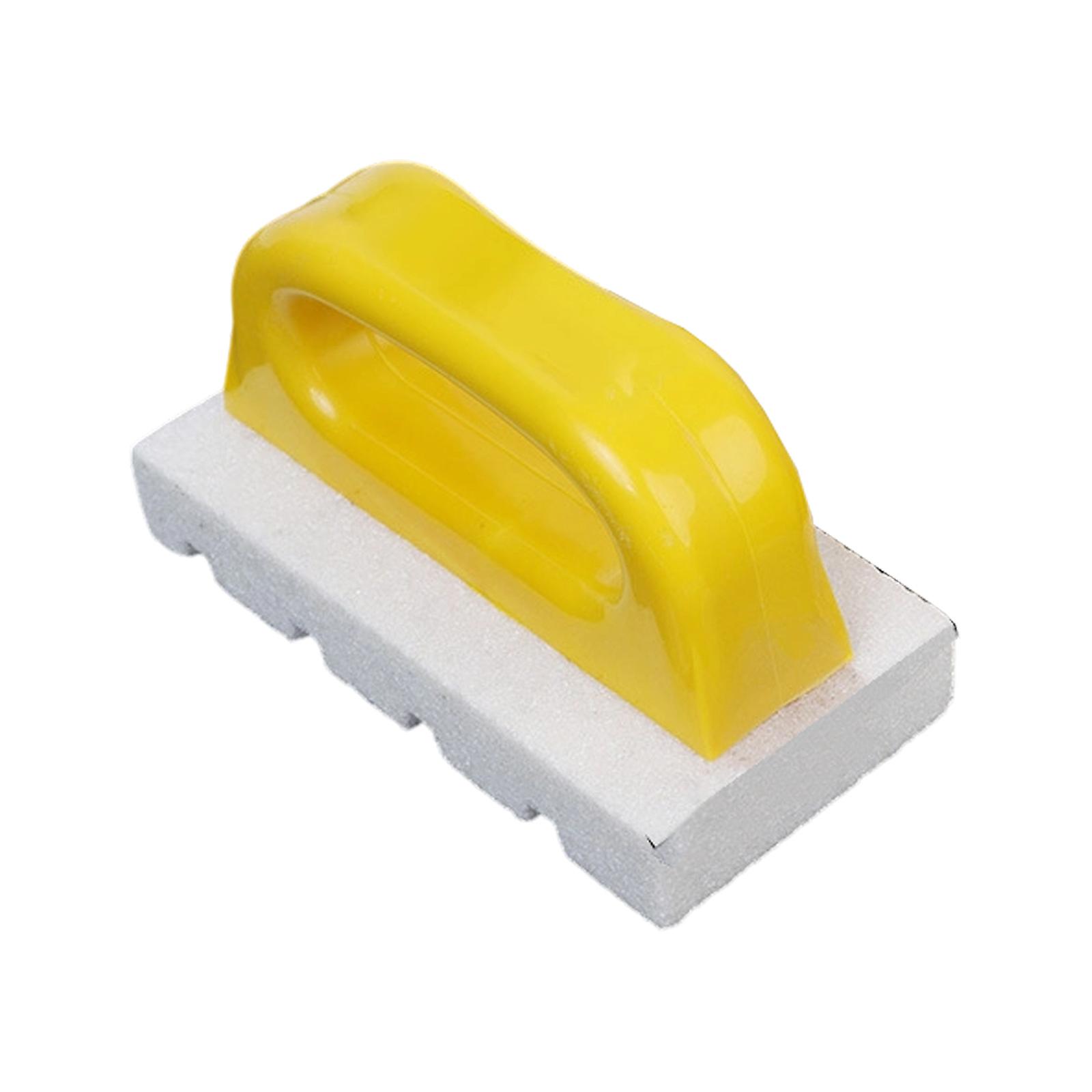 Dense Crushing Block Efficient Face Polishing Abrasive For Marble Concrete Stone Maintenance  Yellow