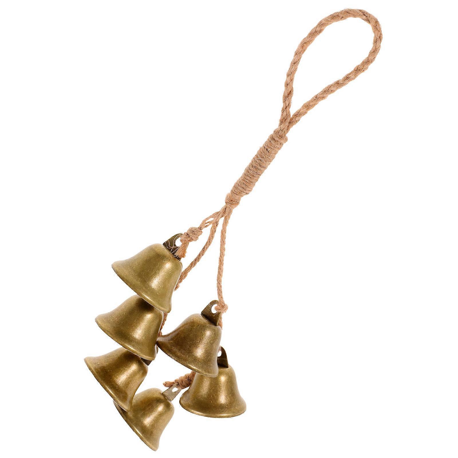 Coffee Witch Bell Decorative Wall Hanging Bell for Protection