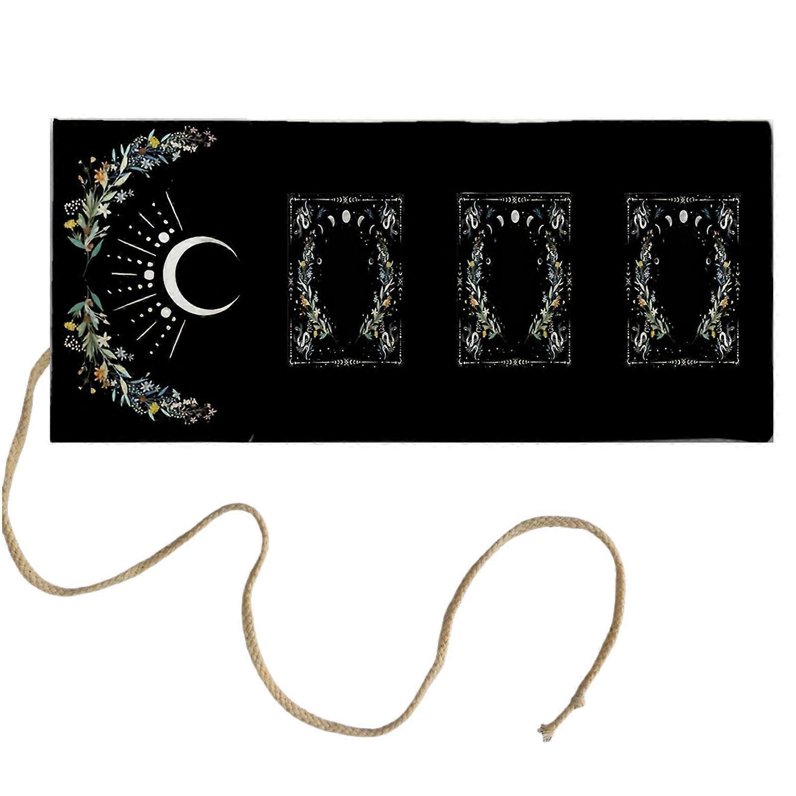 Multiurpose Cards Game Organizers Durability Poly Linen Fabric Easy Clean Tarots Divination Pouches For Collector Multicolor