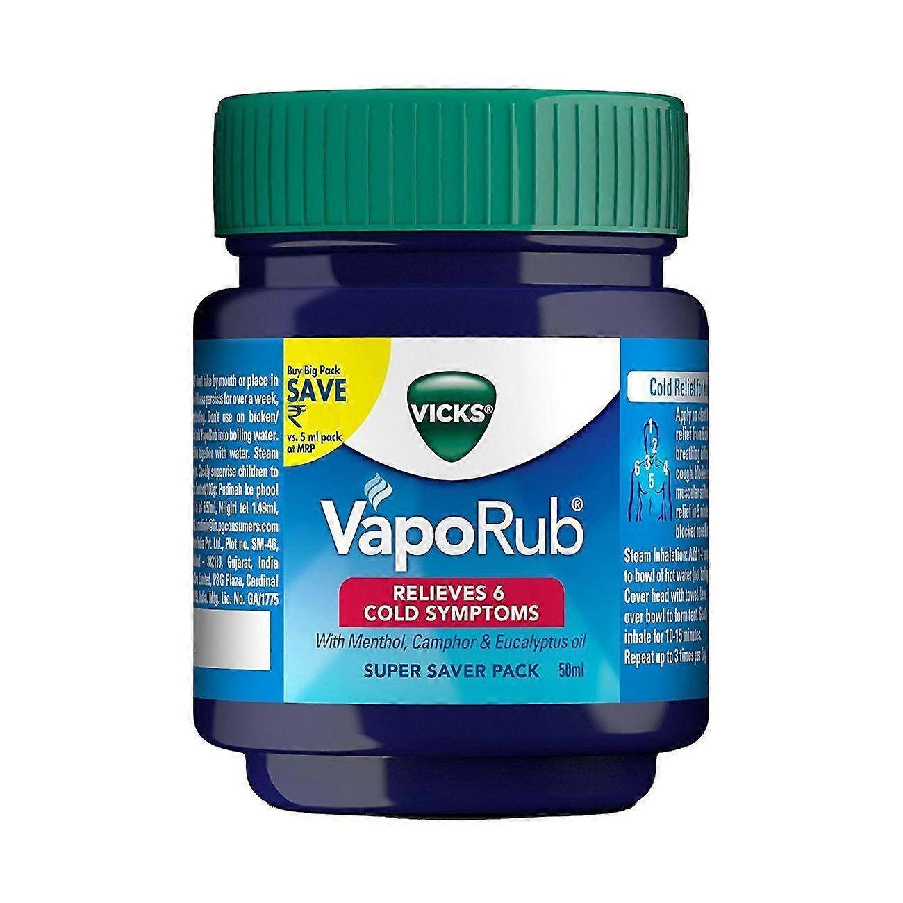 VapoRab (50 ml), Vaporub, Vicks