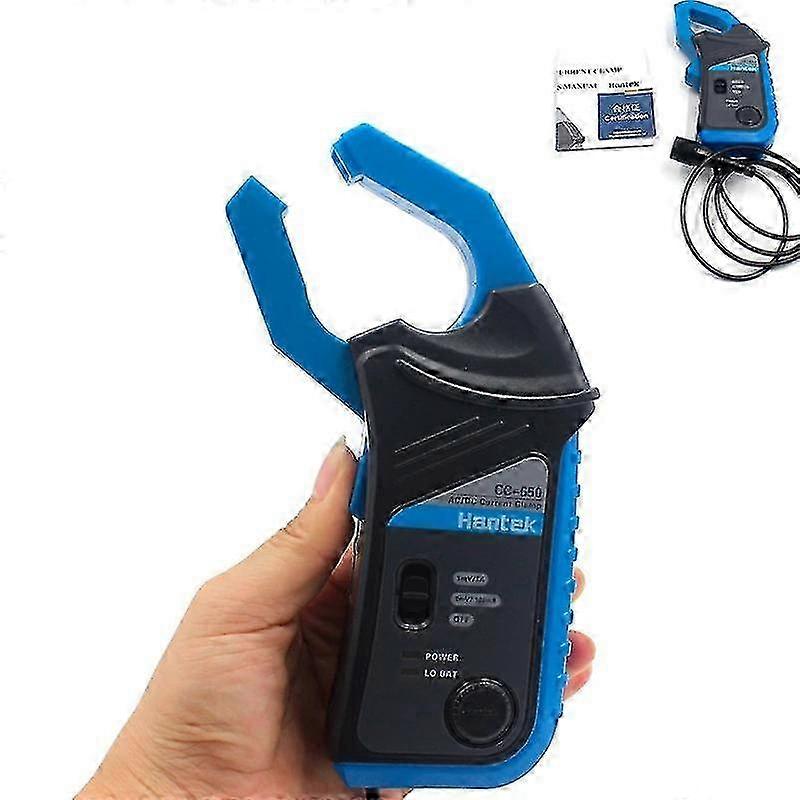 Hantek CC-650 Current Clamp Oscilloscope 400Hz Bandwidth BNC Plug AC/DC Probe 1mV 650A