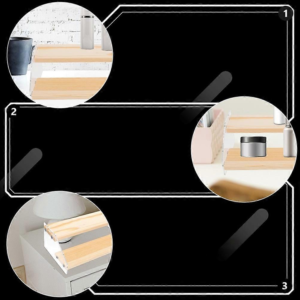 Sweet Dessert Display Rack for Storage Use Stepped Rack 2 Layers